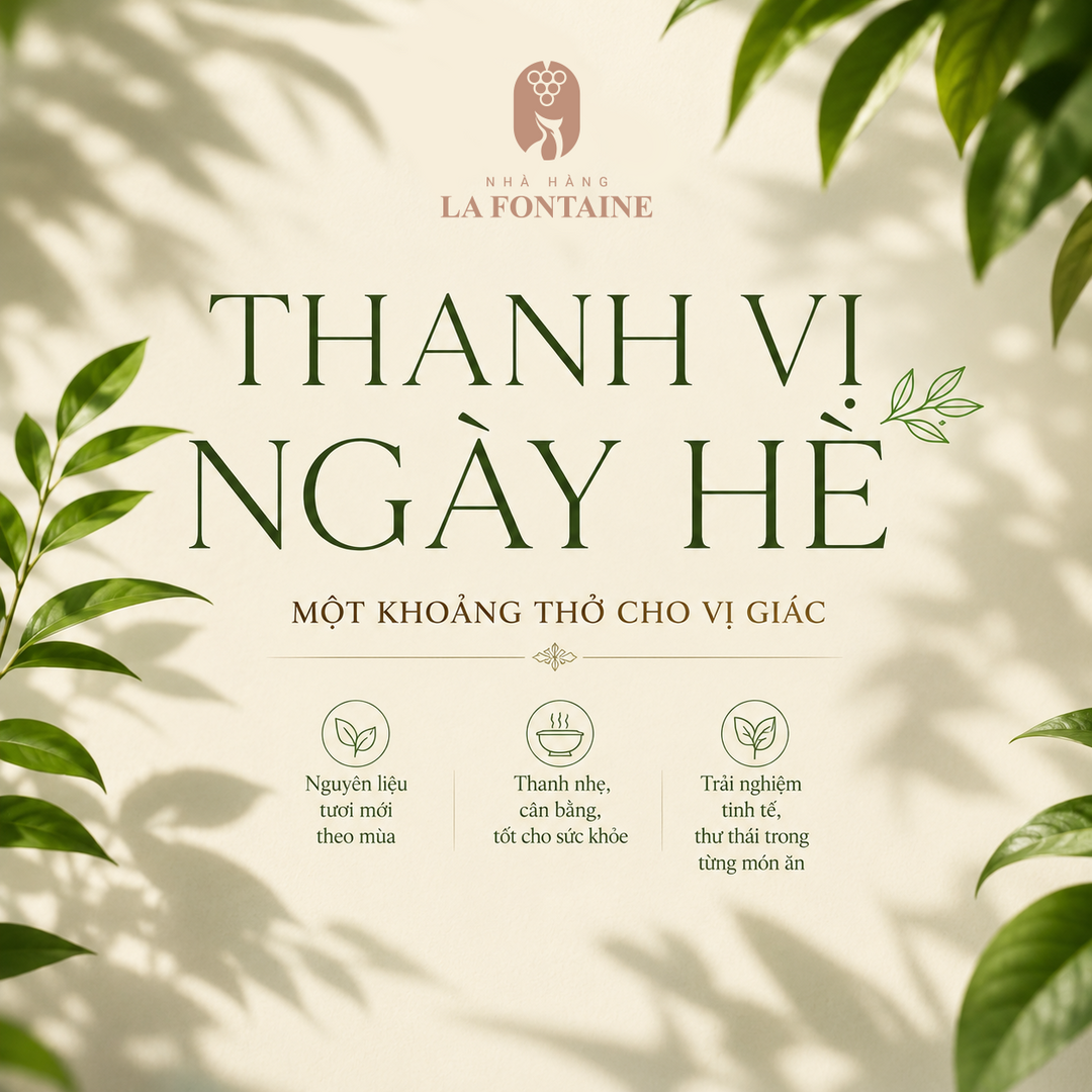 Thanh vị ngày hè - Khi mùa hạ được kể bằng những hương vị nhẹ nhàng nhất